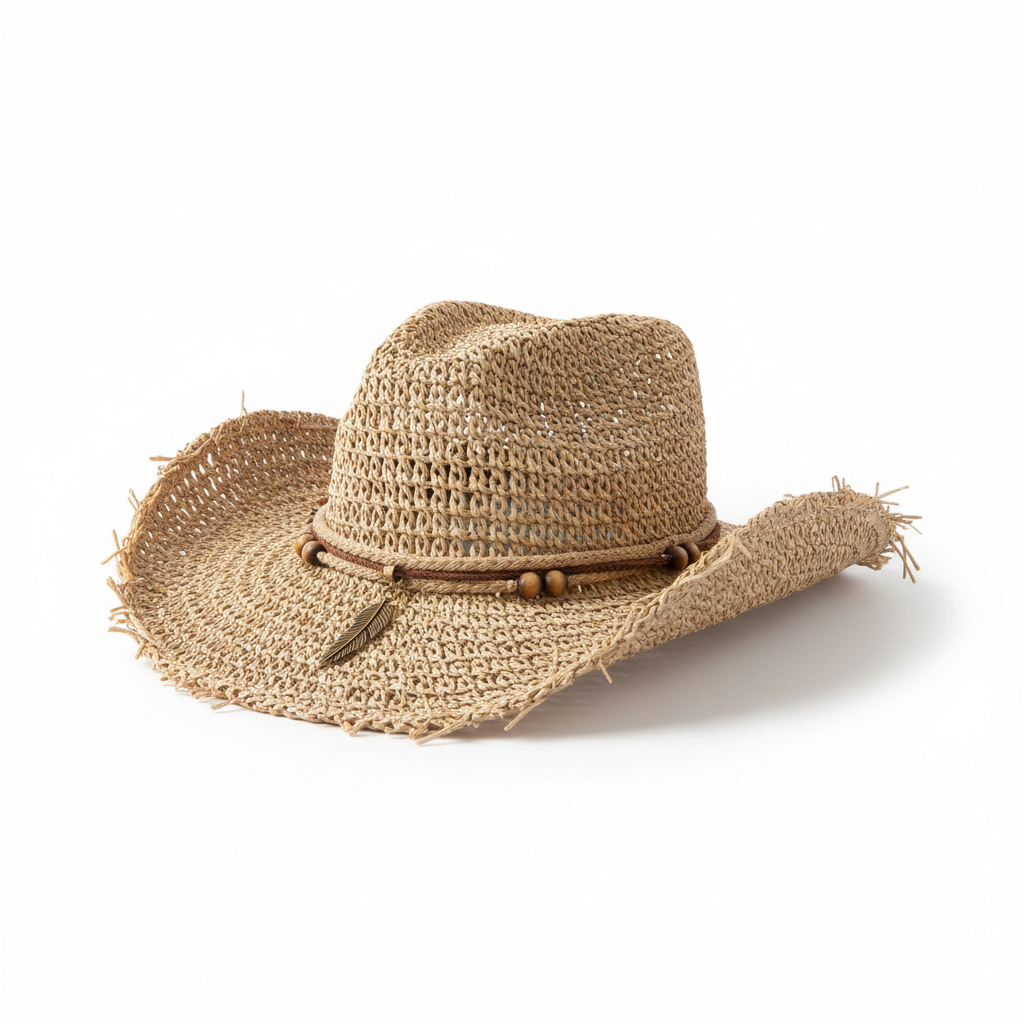 Raffia Sun Cowboy Hat