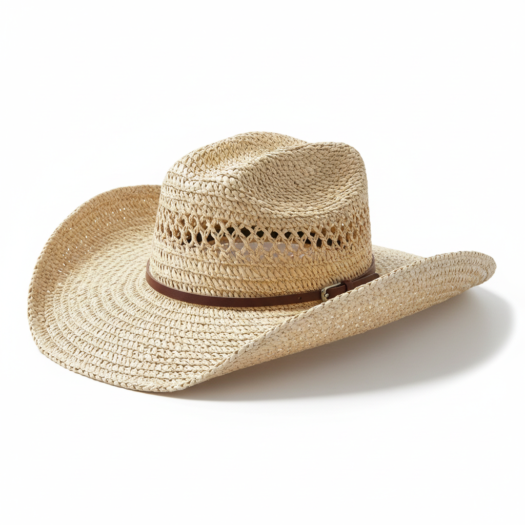 Natural Straw Cowboy Hat