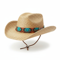 Kids Straw Cowboy Hat