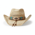Woven Straw Cowboy Hat